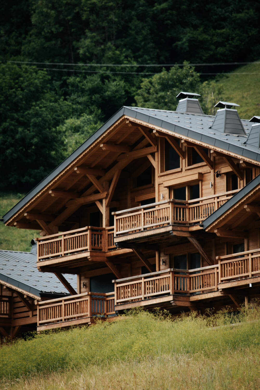 Balcon et aménagements extérieurs bois